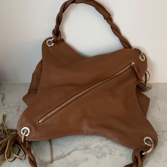 Beautiful Large Vera Pelle Leather Handbag - Picture 2 of 4